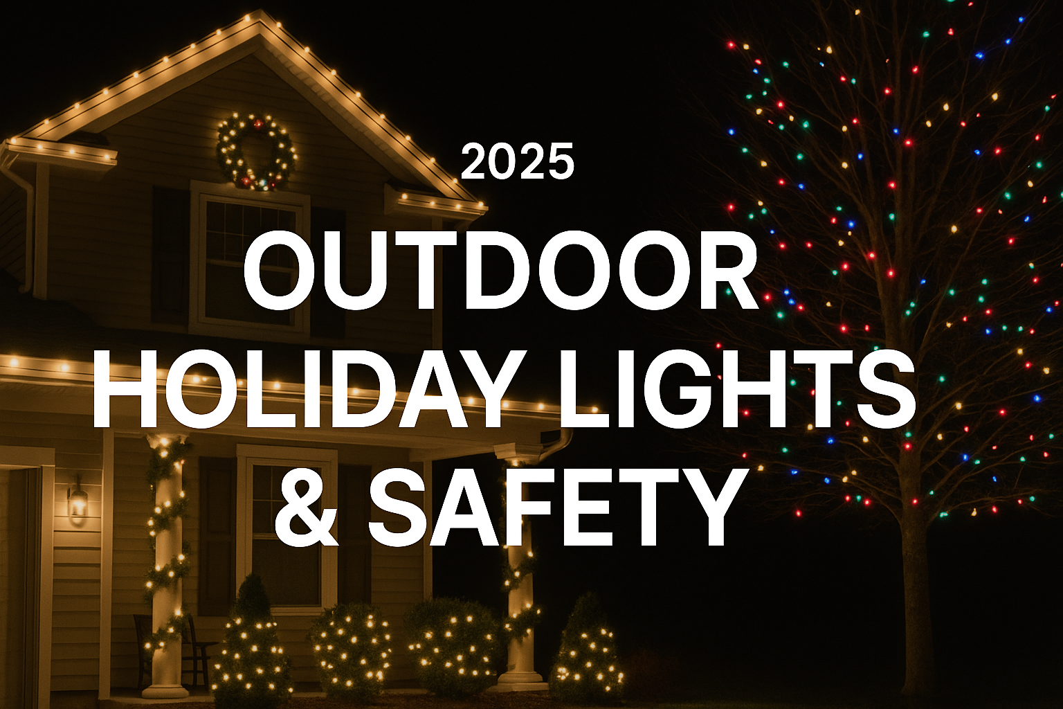Outdoor Holiday Lights & Safety: LED, Timers & Smart Plugs | OriginSelect