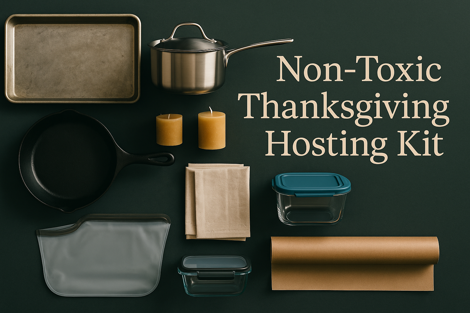 Non-Toxic Thanksgiving Hosting Kit: Safe Cookware & Essentials for a Healthier Holiday