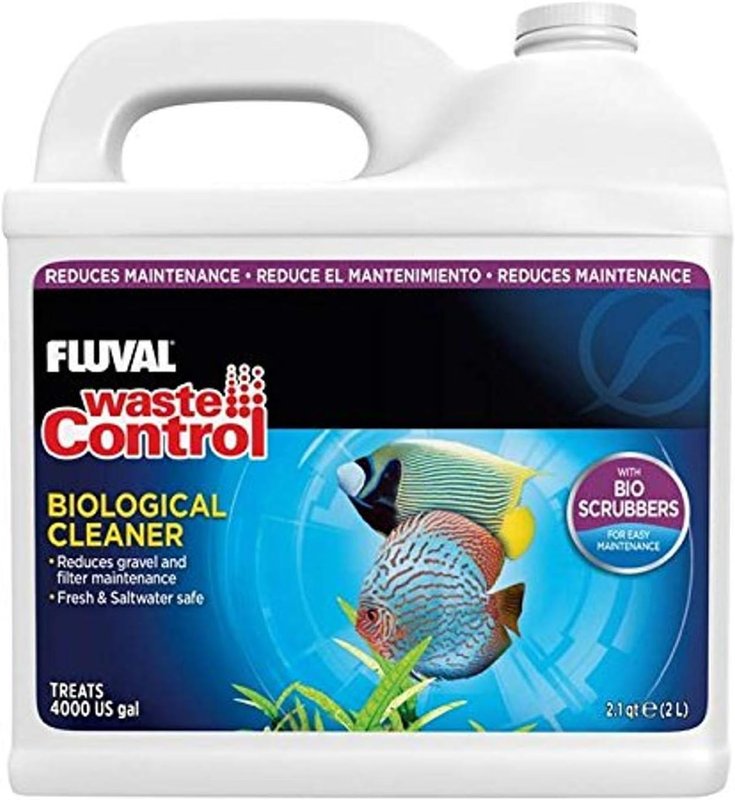 Fluval Waste Control Biological Cleaner for Aquariums, 2L (0.5 Gal.)