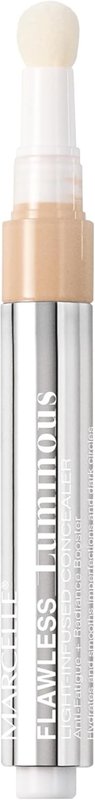 Marcelle Flawless Luminous Light-Infused Concealer, Fair, with Illuminating Caffeine, Luminous Radiant Finish, Hypoallergenic, Fragrance-Free, Cruelty-Free, Paraben-Free, Oil-Free, Vegan, 3 mL 3 ml (Pack of 1) Fair