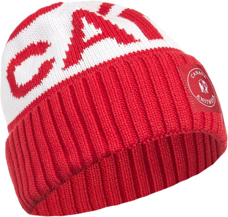 Canada Knitwear Canadian Toque Hat Canada Themed Tuque Beanies for Winter Womens Mens Skull Knit Souvenir Gift Toques Cap