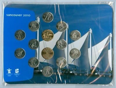 2010 Vancouver Olympic Winter Games RCM 14 Coin Set '10