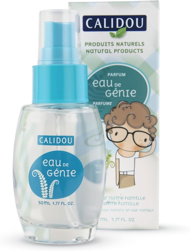 CALIDOU Baby Cologne Perfurme Spray | Soft & Natural Fragrance for Sensitive Skin | Alcohol-Free & Vegan | Gentle Perfume for Kids | IFRA Compliant | Plant-Based | Made in Canada | 50ml Genie