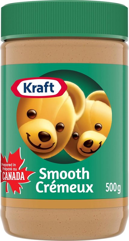 Kraft Smooth Peanut Butter, 500 g Jar 500 g (Pack of 1) Smooth