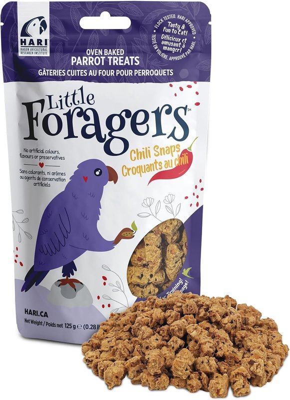 Hari Little Foragers Parrot Treats - Chili Snaps - 125 g (0.28 lb)