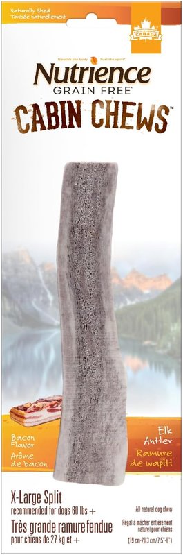 Nutrience Cabin Chews Elk Antler - X-Large Split - Bacon