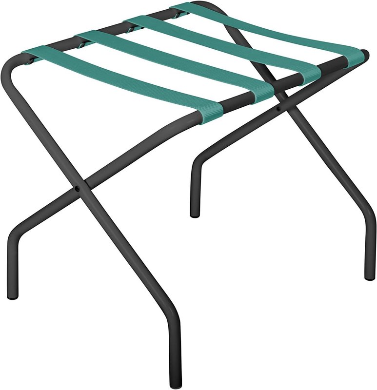 Innit Designs i13.02.02v 13 Pamaleta Luggage Stand, Turquoise on Black