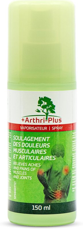 ARTHRI-PLUS Natural Pain Relief Spray - Long Lasting Topical Pain Reliever - Backache, Headache, Arthritis, Muscle and Joint Relief​ Spray (pack of 1)
