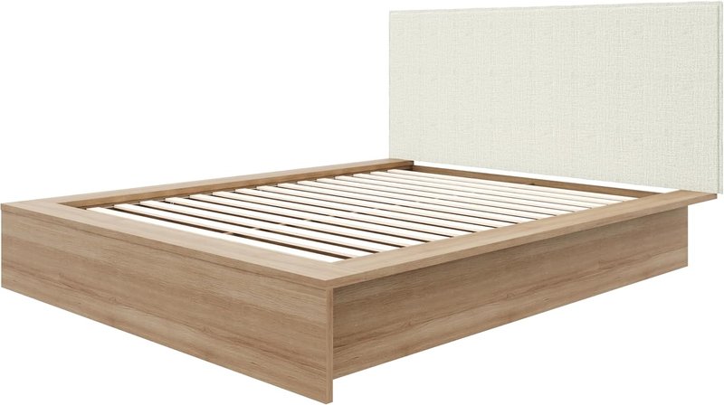 Nexera Bardot 2-Piece Upholstered Bed Set, Queen