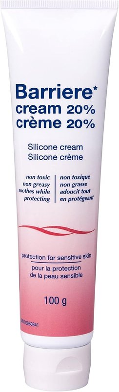 Barriere Silicone Cream for Chapped Skin, Skin Irritants, and Diaper Rash, Non-Greasy, Easy To Apply Skin Cream, 100 gram