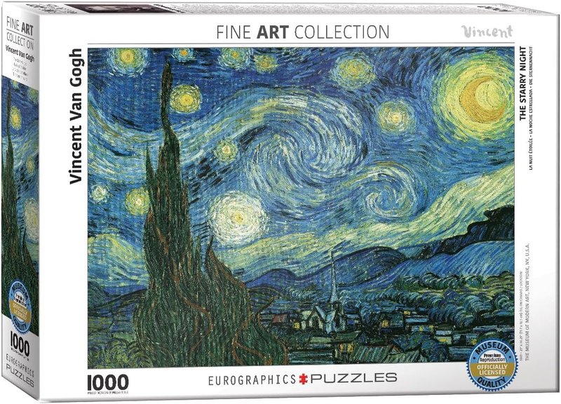 Eurographics 6000-1204 Starry Night by Vincent Van Gogh 1000-Piece Puzzle