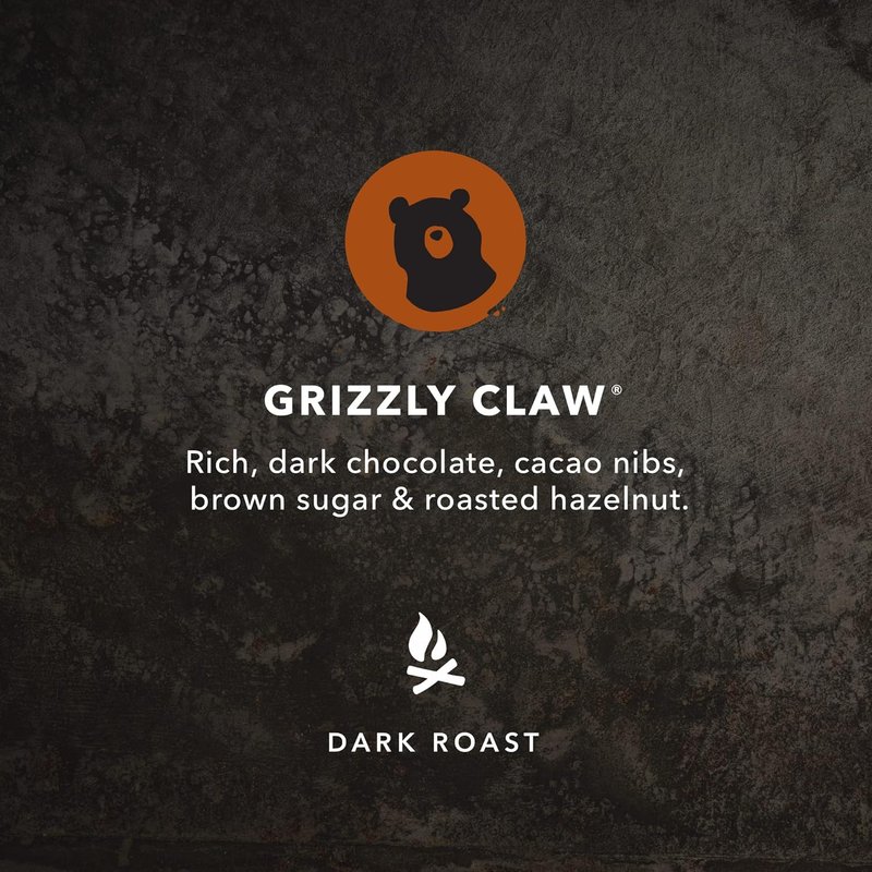 Kicking Horse Coffee - Grizzly Claw Blend, Ground 100% Arabica Coffee | Dark Roast | All Organic & Fairtrade | 708 g Grizzly Claw 708 g (Pack of 1)