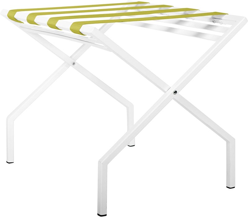 Innit Designs 11.02.03n Suba Nylon Strapped Luggage Stand, Yellow On White