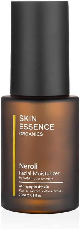 Neroli Facial Moisturizer by Skin Essence Organics - 100% Natural, Certified Organic Face Oil Serum - Made in Canada