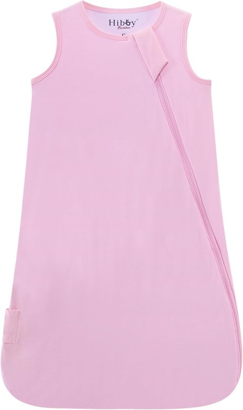 Rayon from Bamboo Baby Sleep Sack | 1.0 TOG | By Hibby Baby - Canadian Brand M (6-18m) Pink
