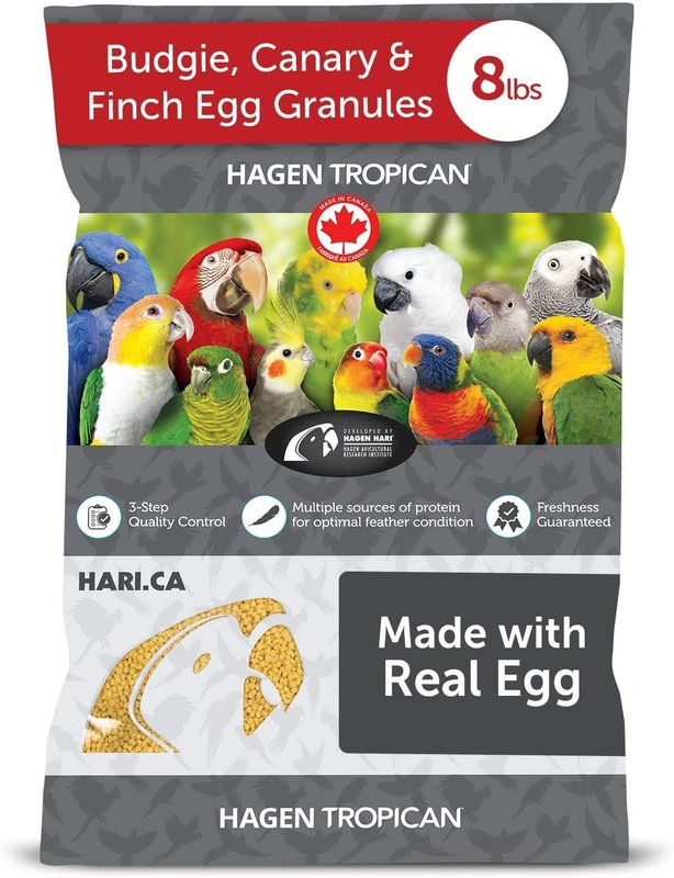 Tropican Small Birds Egg Granules, 8 pound (Pack of 1)