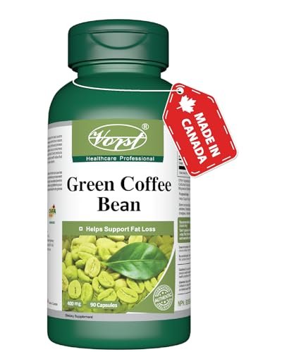VORST Green Coffee Bean Extract 400mg 90 Capsules | Natural Dietary Supplement for Weight Loss, Appetite Suppressant, and Fat Burner for Women & Men | Powder Pills | 1 Bottle