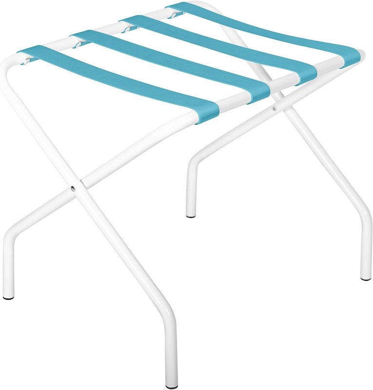 Innit Designs 13.02.04n Pamaleta Luggage Stand, Blue on White (Nylon)