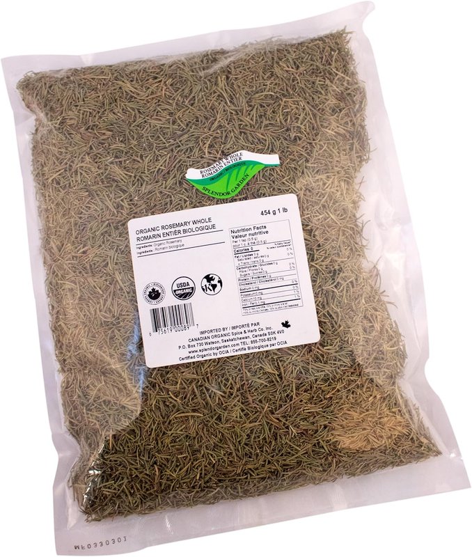 Splendor Garden organic Rosemary Whole,454.0 Gram