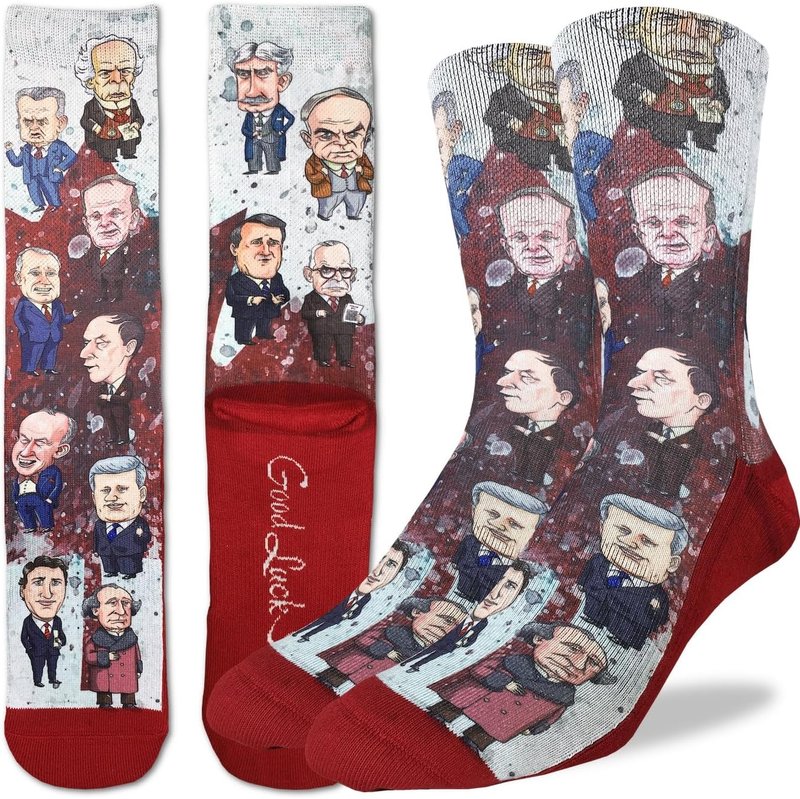 Good Luck Sock Men's Aliens Socks, Adult One Size Prime Ministers