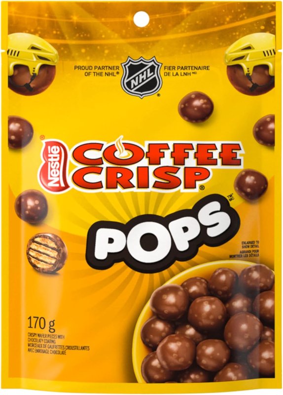 COFFEE CRISP POPS Chocolaty Snacks Pouch 170g