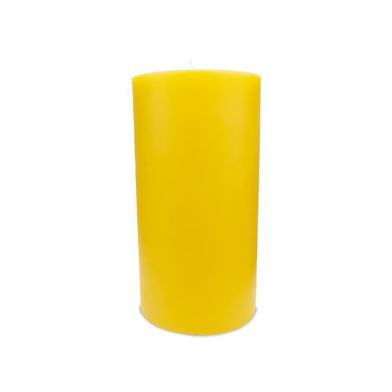 14 cm Beeswax Pillar Candle by Paper Garden