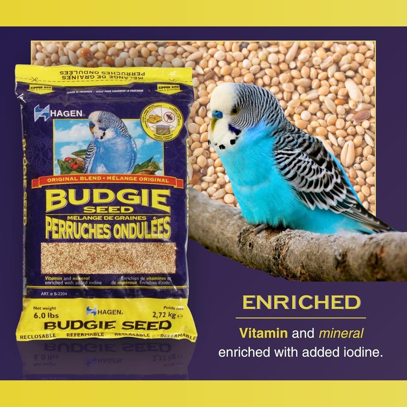 Hagen Parakeet/Budgie Staple VME Seed, 25-Pound