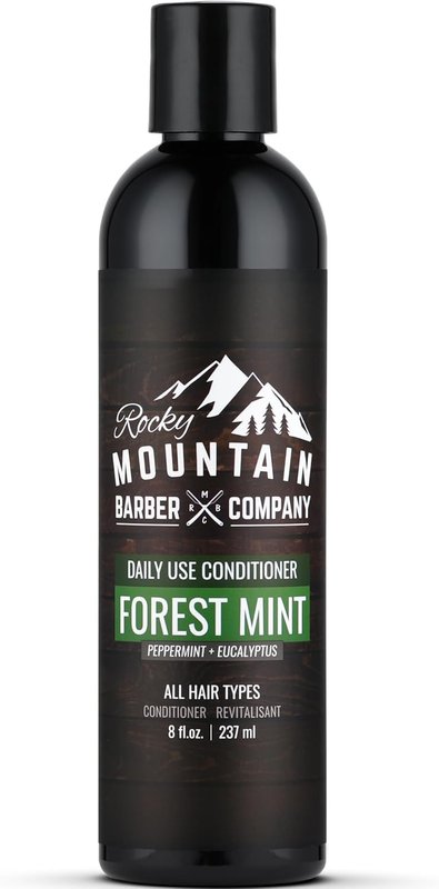 Men's Conditioner - Made in Canada - Featuring Peppermint and Eucalyptus Oil and No Added Fragrance – 8oz by Rocky Mountain Barber Company