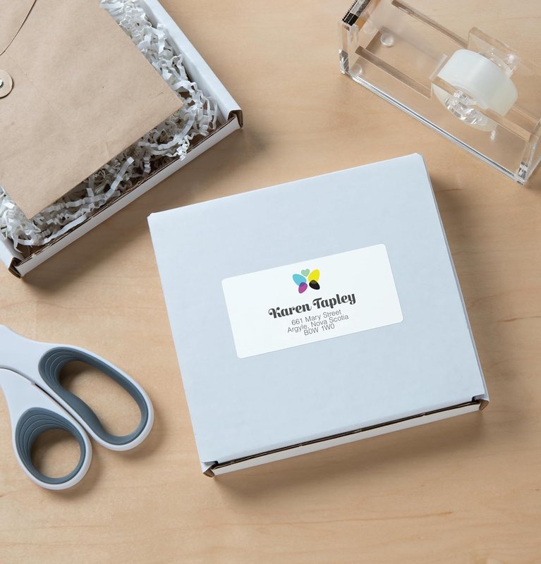 Avery TrueBlock Shipping Labels for Inkjet/Laser Printers, 2" x 4", White, Rectangle, 1000 Labels, Permanent (5163) Made in Canada 2" x 4" Shipping Labels