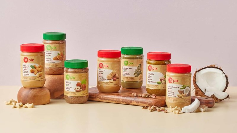 Yupik Natural Pistachio Butter, 454 g, Kosher, Gluten-Free, GMO-Free, Unsweetened Nut Butter, Only Pistachios, No Added Sugar, No Additives, Smooth Spread, Source of Fiber, Ideal for Snacks, Recipes