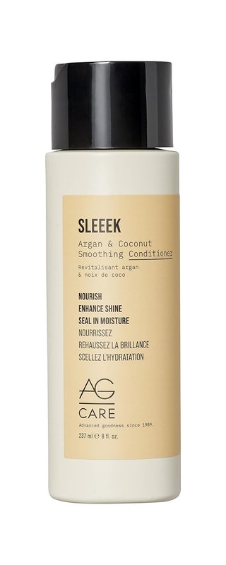 AG Care Sleeek Argan & Coconut Conditioner, 8 Fl Oz 237 ml (Pack of 1)