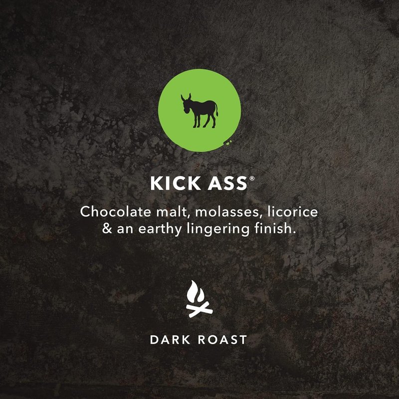 Kicking Horse Coffee - Kick Ass Blend, Ground 100% Arabica Coffee | Dark Roast | All Organic & Fairtrade | 708 g Kick Ass 708 g (Pack of 1)