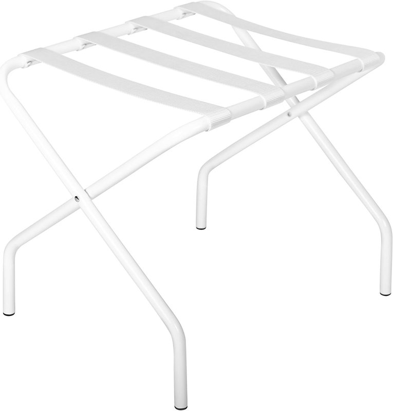 Innit Designs 13.02.02n Pamaleta Luggage Stand, White On White (Nylon)
