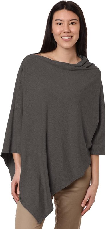 Nozone Delano Sun Poncho, Women's Sun Protective Lightweight UPF 50+ Cover-up White