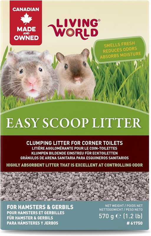 Living World Canadian Hamster and Gerbil Litter - 570g