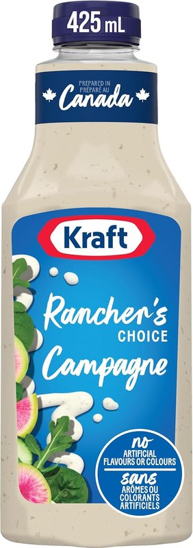 Kraft Rancher's Choice Salad Dressing, 425 ml Bottle Rancher's Choice 425 ML (Pack of 1)