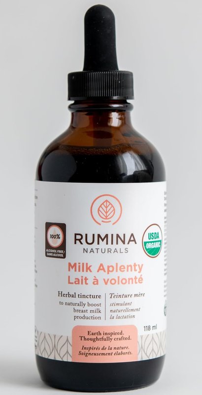 Milk Aplenty Lactation Supplement / Breastfeeding Supplement (ALCOHOL FREE): Boost Your Milk Supply Naturally! Certified Organic Breastfeeding Supplement to Increase Breast Milk Supply. Alcohol Free, Fenugreek Free, All Natural, Non-GMO, Vegan. Milk Supply Boost Breastfeeding. Mothers Milks Tea Lactation. Made in Canada (118ml / 4oz) Alcohol Free 118 ml (Pack of 1)