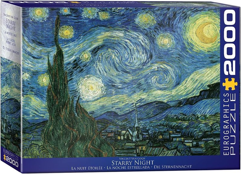 Eurographics 8220-1204 Starry Night by Vincent Van Gogh Puzzle (2000-Piece)