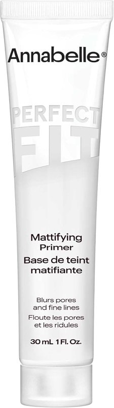 Annabelle Perfect Fit Mattiyfing Face Primer, Pore Minimizing, Lightweight & Non-Greasy Formula, Cruelty-Free, Vegan, Paraben-Free, Fragrance-Free, Oil-Free, 30 mL