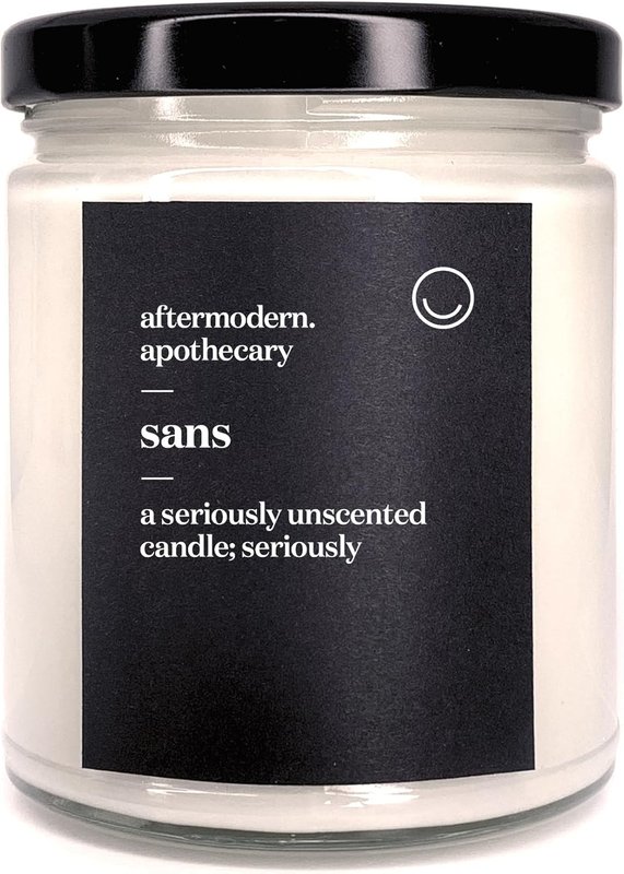 World's Best Unscented Soy Candle—Handmade in Canada—Long Lasting 8oz.