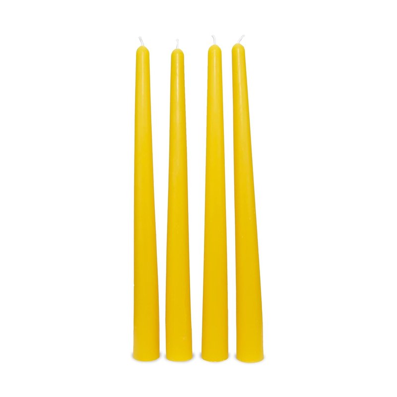 8 inch Ultra Sleek Canadian Beeswax Tapers set of 4