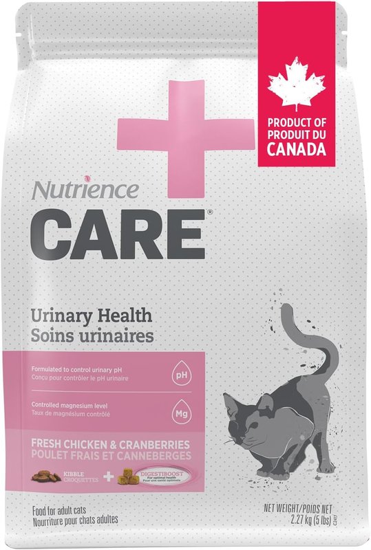Nutrience Care Urinary Health Cat Food, Canadian Chicken & Cranberry, 2.27 kg (5 lb)