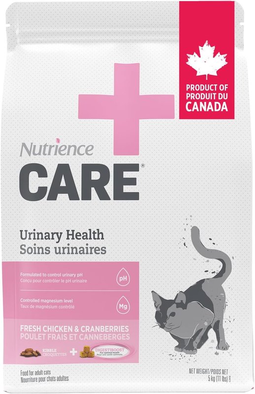 Nutrience Care Urinary Health Cat Food, Canadian Chicken & Cranberry, 5 kg (11 lb)