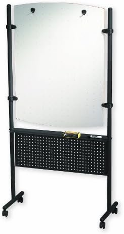 Quartet Double-Sided Total Erase Mobile Easel, 31 X 41 Inch, Black Frame, 3413859468 Black
