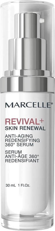 Marcelle Revival+ Skin Renewal Anti-Aging Redensifying 360° Serum, All Skin Types, 45+, Renewing & Regenerating, Cruelty-Free, Hypoallergenic, Paraben-Free, Fragrance-Free, Oil-Free, 30 mL