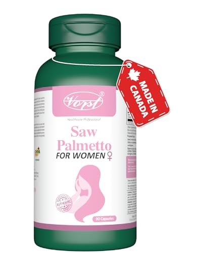 VORST Saw Palmetto for Women 90 Capsules | Hair Supplement | Powder Pills | 1 Bottle