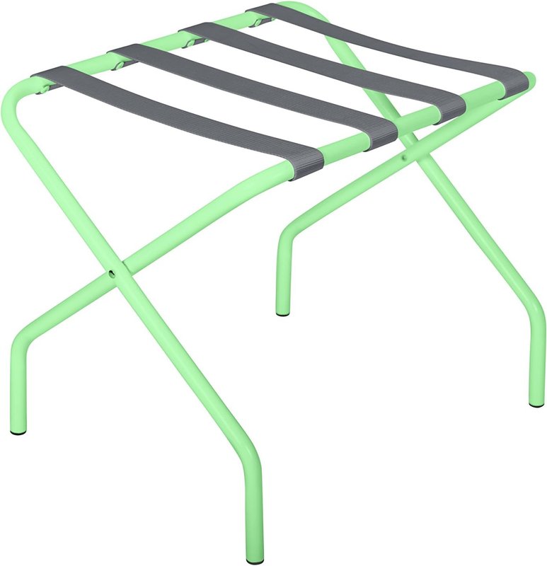 Innit Designs 13.16.06n Pamaleta Luggage Stand, Grey On Mint