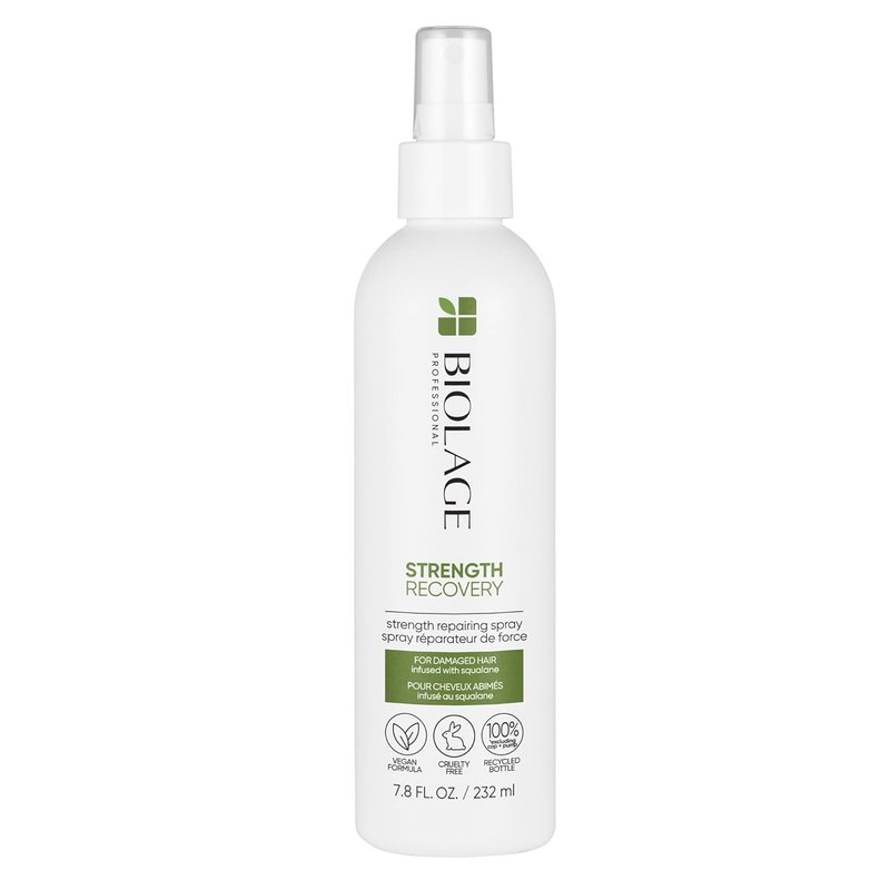 BIOLAGE Strength Recovery Repairing Leave-In Treatment Spray | Heat Protectant & Detangler | Strengthens & Prevents Damage | For All Damaged & Sensitized Hair Types | Vegan | Cruelty-Free