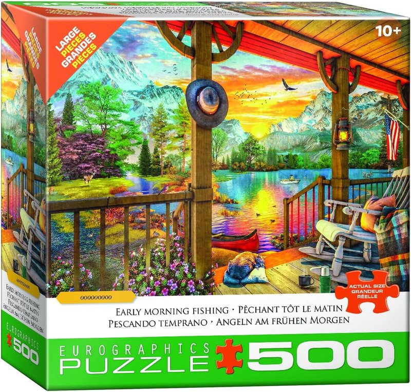 Early Morning Fishing 500 Piece Puzzle