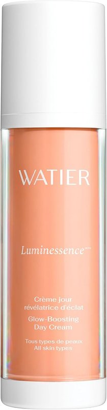 Watier Luminessence Glow-Boosting Day Cream, with Canadian Ginseng & Niacinamide, Glow-Revealing & Energizing Skincare, Lightweight Formula, Vegan, Oil-Free, Paraben-Free, 50 mL